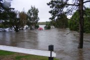 Playground during flood Dec 2010